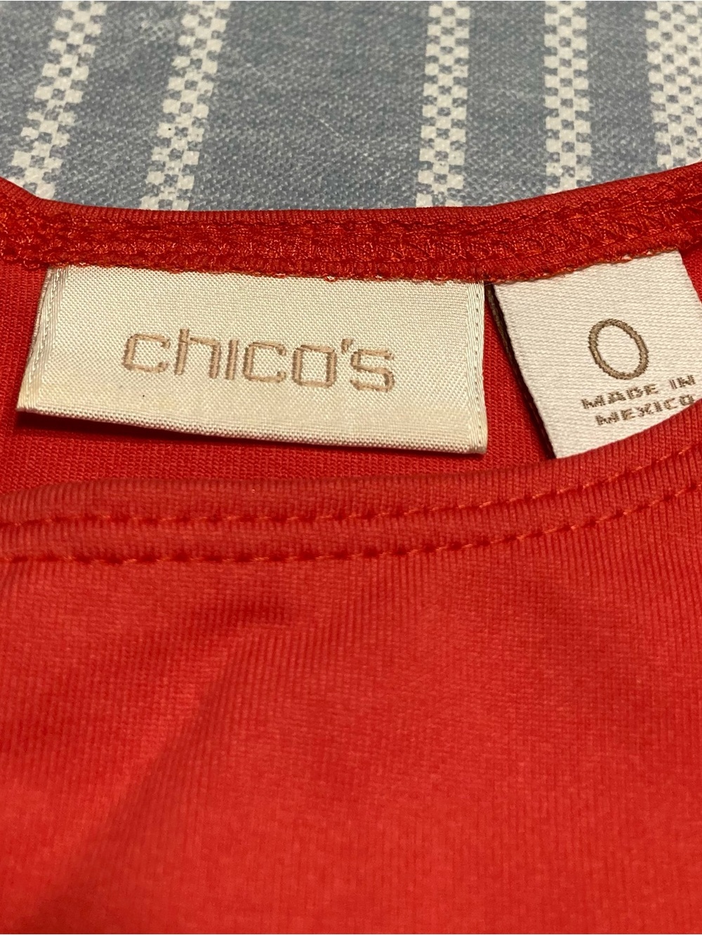 💛TODAY***$10***Chico’s deep coral colored tank top. - Picture 2 of 3